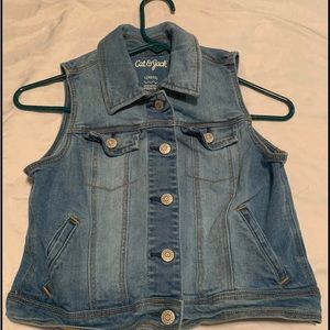 Jean jacket vest